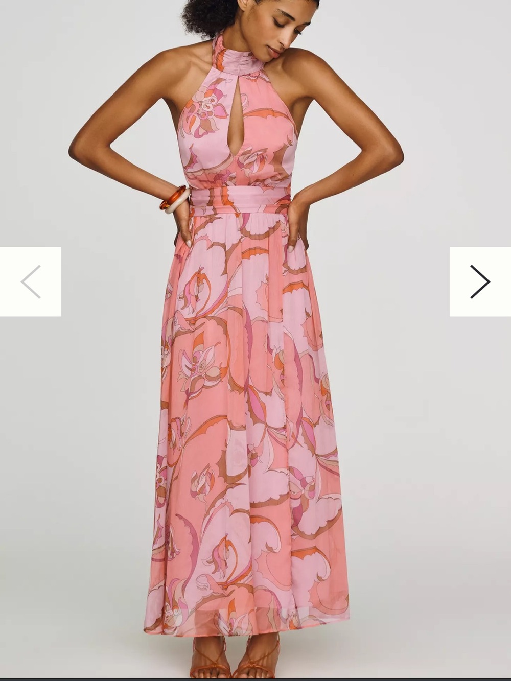 Maeve Cutout Halter Maxi Dress